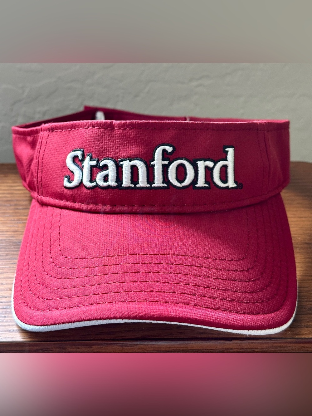 Stanford University Cardinal Visor Hat The Game NCAA Sun Golf Adjustable Strap